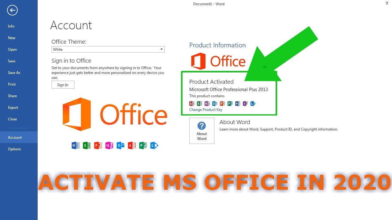 microsoft office pre activated for mac